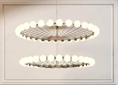 现代吊灯3D模型下载